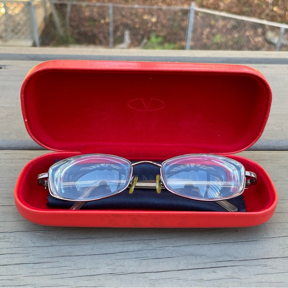 Valentino 5503 STR ONDY Golden Eyeglasses Frames 53 17 130 - Picture 2 of 16